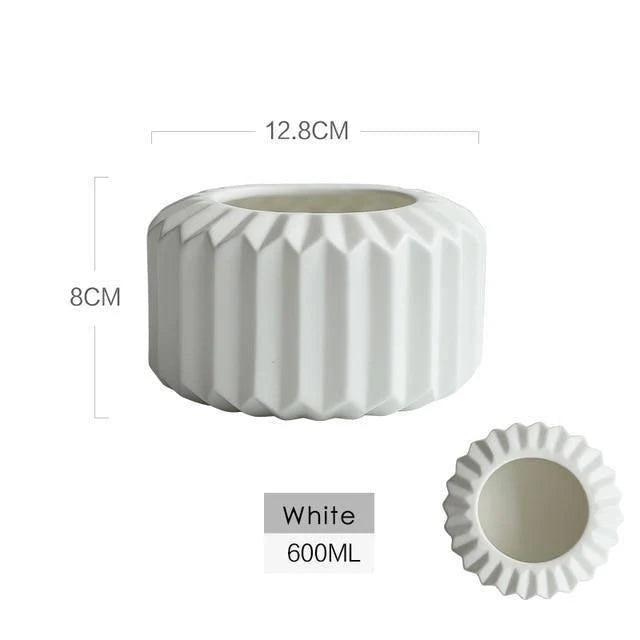 Sakura Grace Ceramic Vases