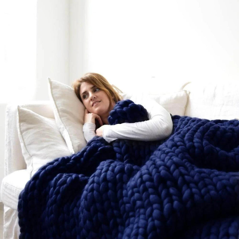 Cozy Cloud Knit Throw