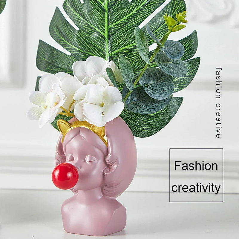 Bubbly Babe Popart Planter Vase