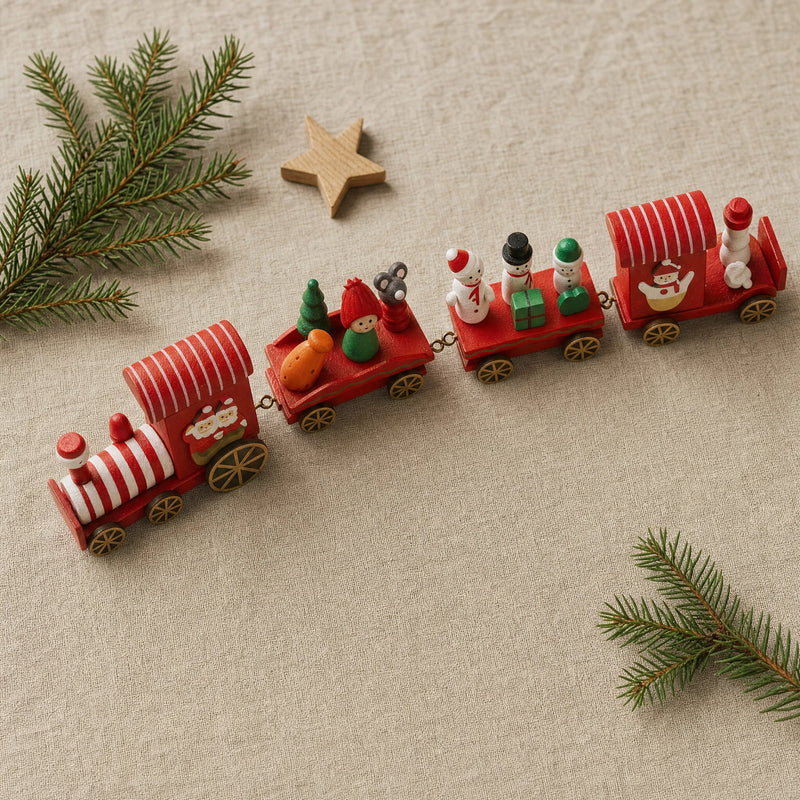 Mini Christmas Train Set