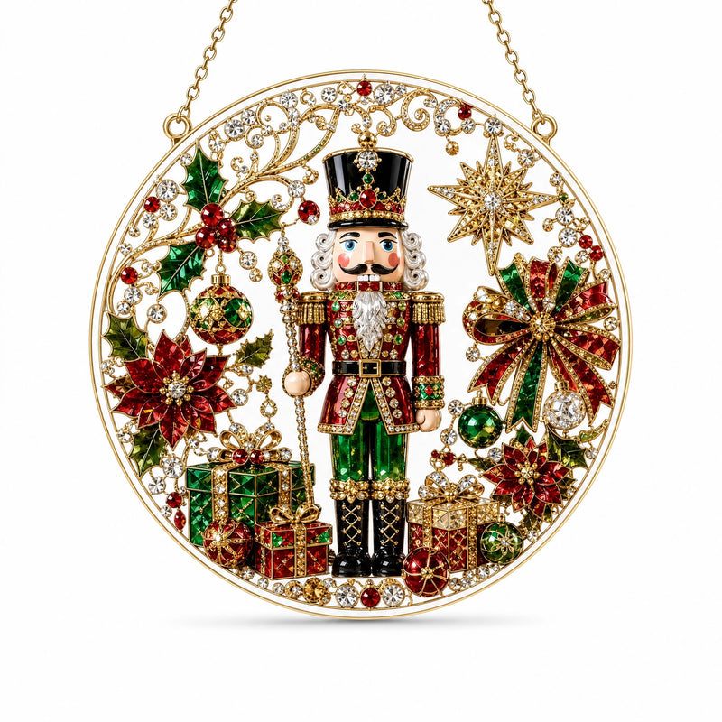 Round Acrylic Christmas Hanging Ornament