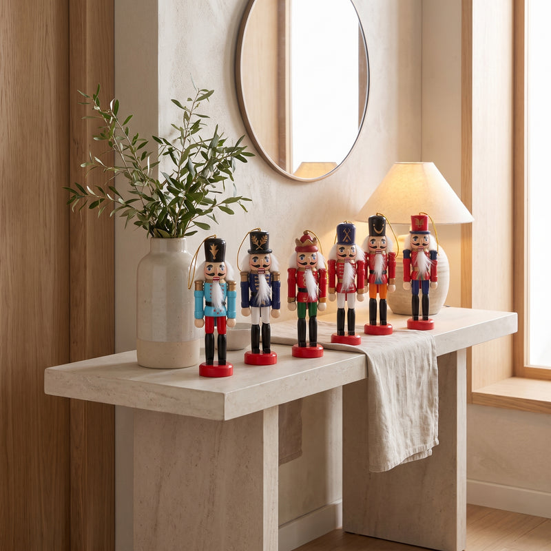 Six-Piece Nutcracker Ornament Set