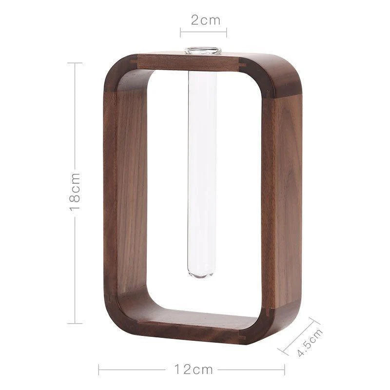 Wood + Glass Plant Vase Regular price