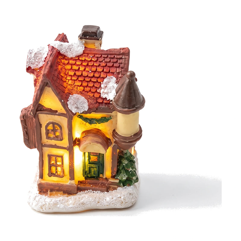 Mini Light-Up Village House Ornament