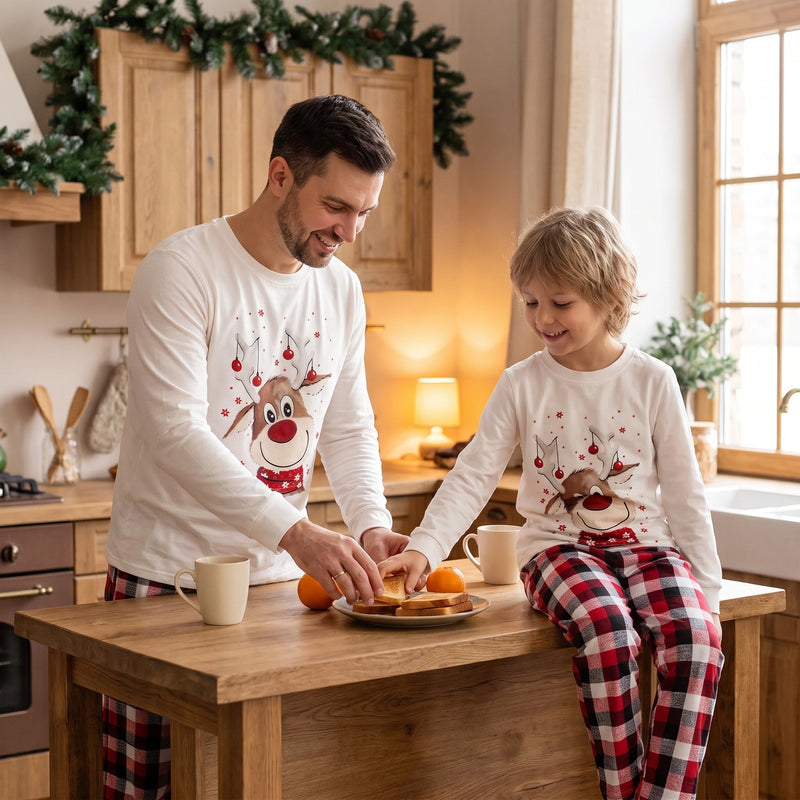 ReindeerGather™ Matching Family Christmas Pajamas