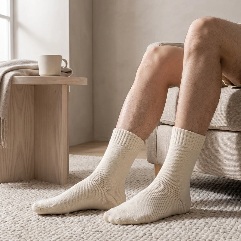 Fleece-Lined Thermal Crew Socks