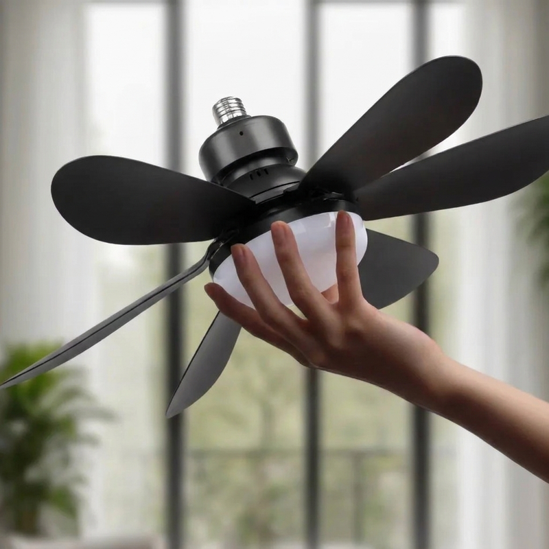 LED Ceiling Fan Light - with Remote Control