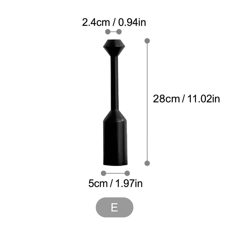 Black Taper Candle Holders