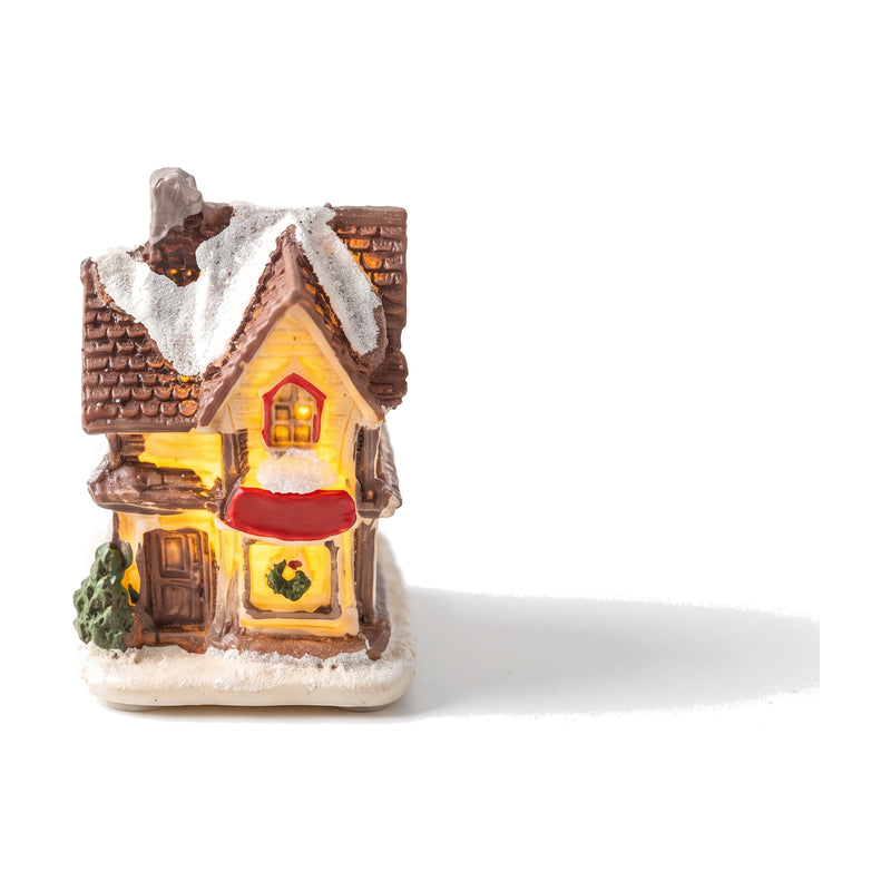 Mini Light-Up Village House Ornament