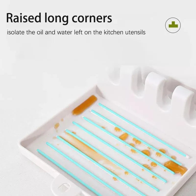 Anti-Slip Heat-Resistant Kitchen Utensil Holder Stand
