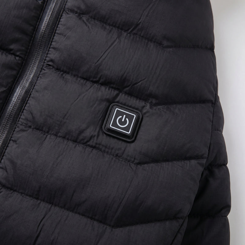 Hooded Heated Puffer Jacket
