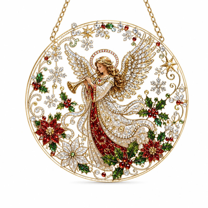 Round Acrylic Christmas Hanging Ornament