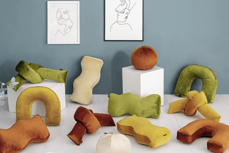 Soft Retro Shapes Cushion Regular price