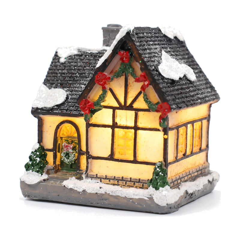 Mini Light-Up Village House Ornament