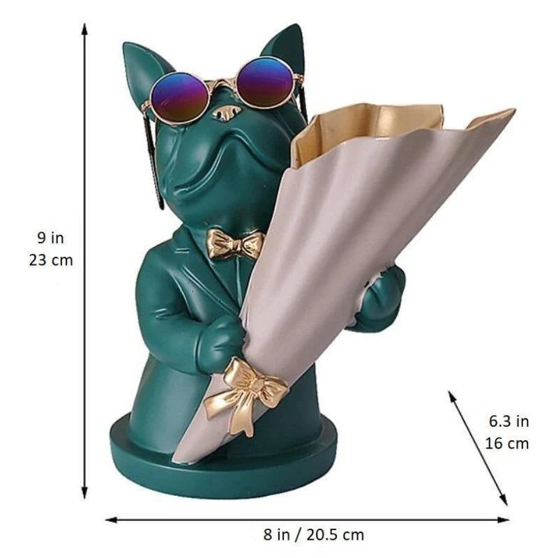 Frenchie Bulldog Woof Vase