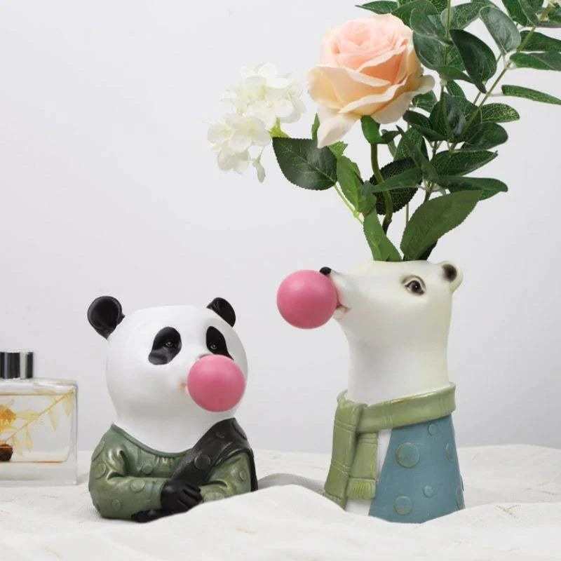 Wild Bubblegum Creature Vase