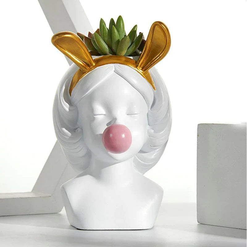 Bubbly Babe Popart Planter Vase