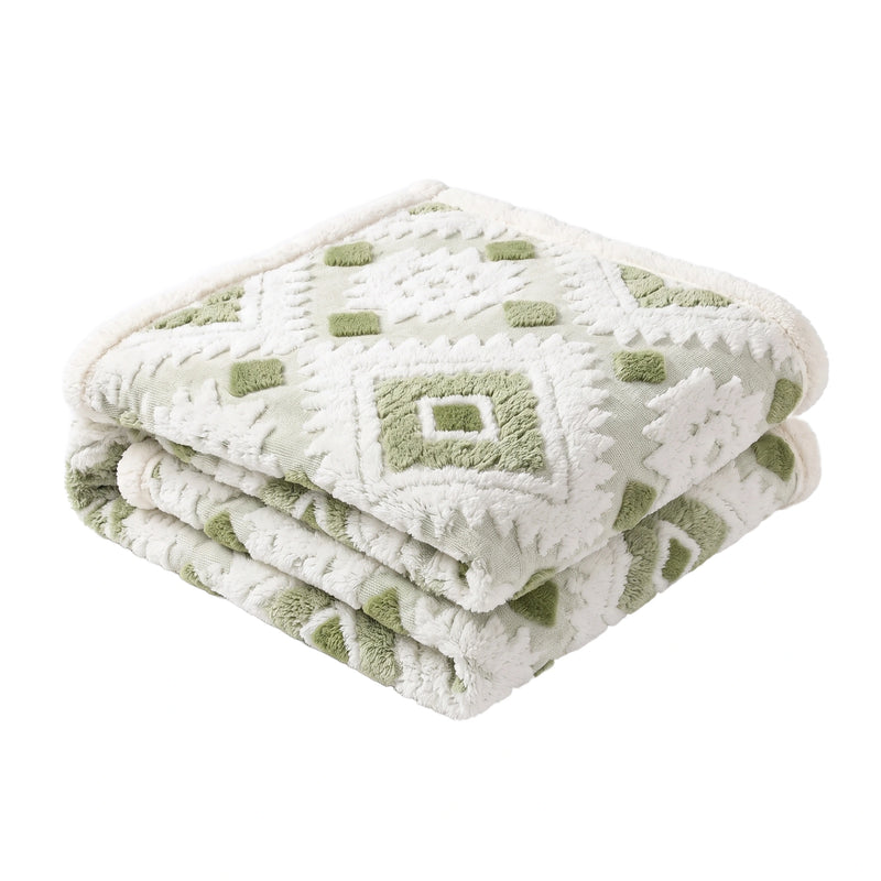 GeoNest™ Geometric Plush Blanket
