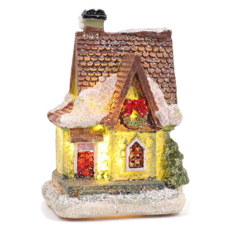 Mini Light-Up Village House Ornament