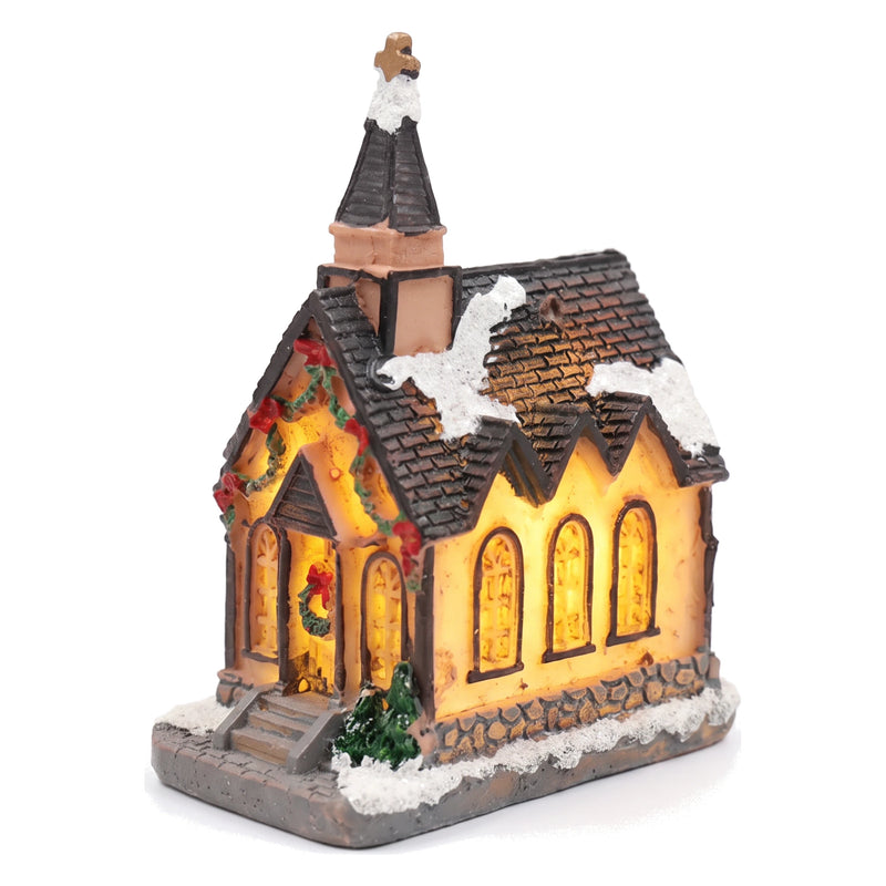 Mini Light-Up Village House Ornament