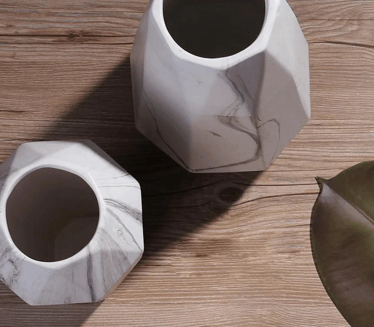 MarbleMosaic™ Modern Vase