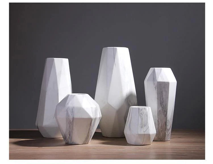 MarbleMosaic™ Modern Vase