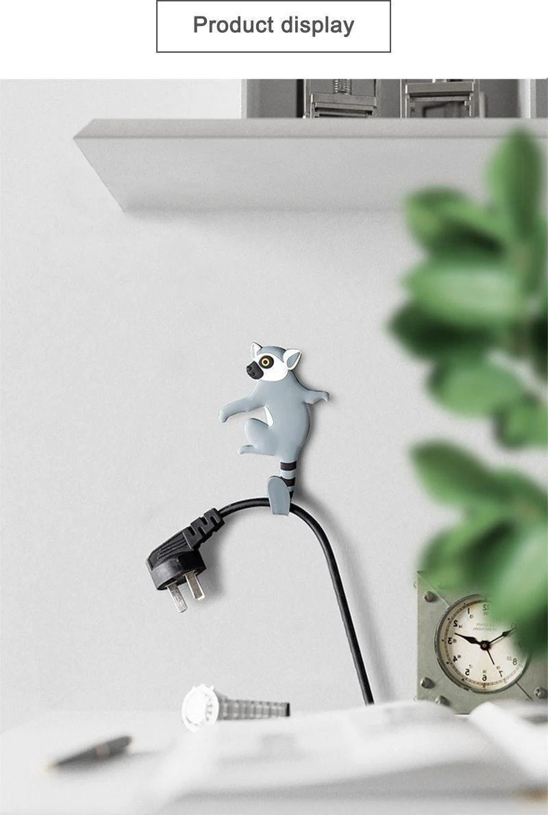 Adhesive Animal Hooks for Fridge and Wall