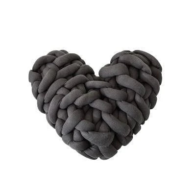 Valentine Heart Chunky Twist Throw Pillow Cushion
