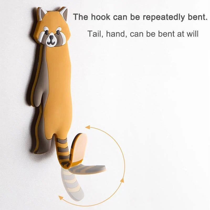 Adhesive Animal Hooks for Fridge and Wall