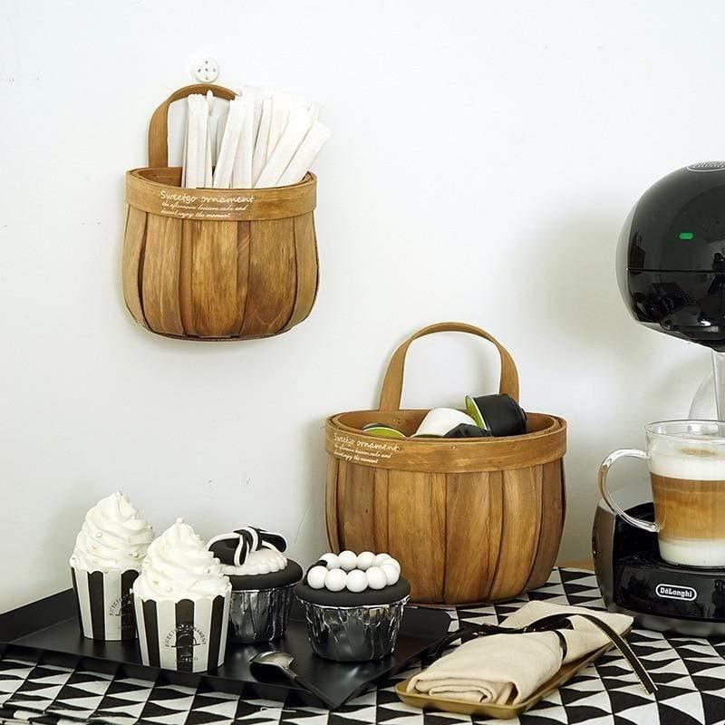 Parisian Wood Planter Storage Bin
