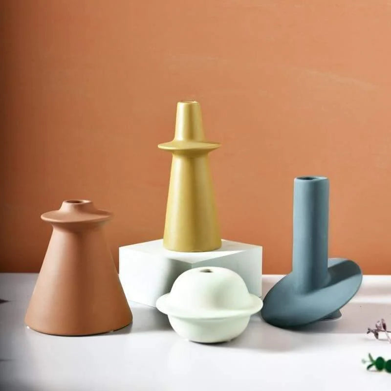 Astro Celestial Ceramic Vase Decorations