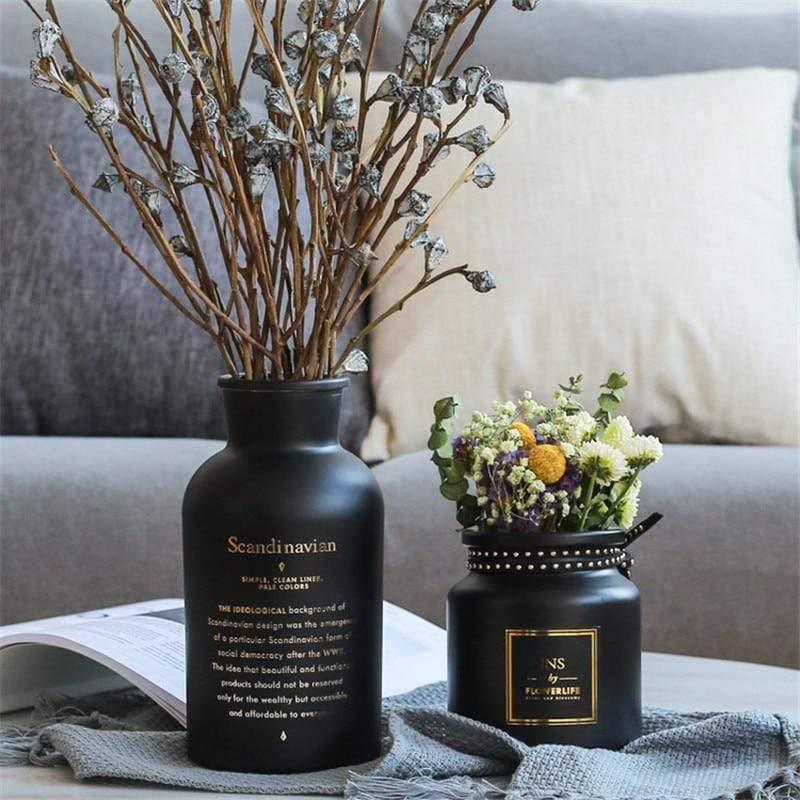 Black Midnight Vase