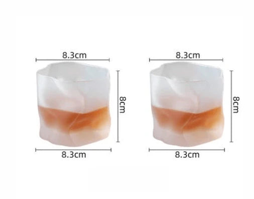 Transform Texture Whiskey Glass Duo