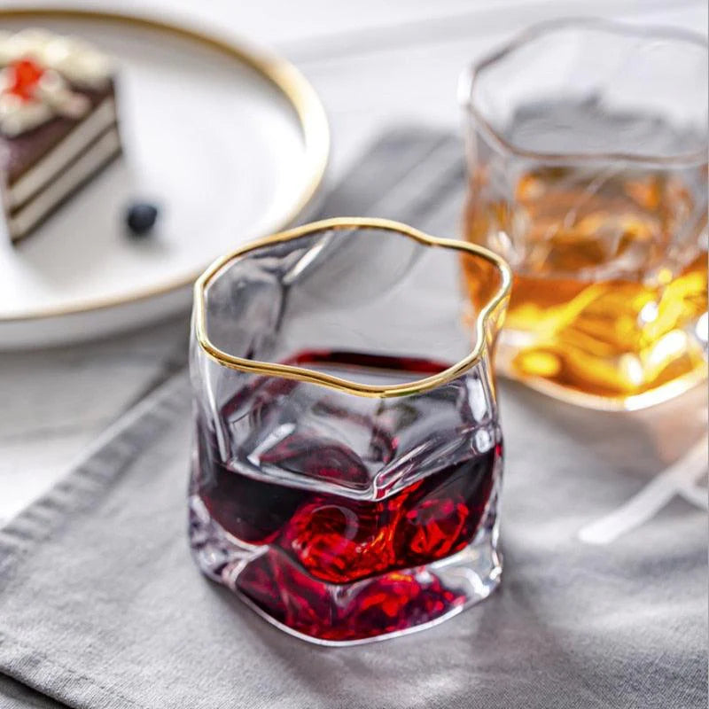 Transform Texture Whiskey Glass Duo