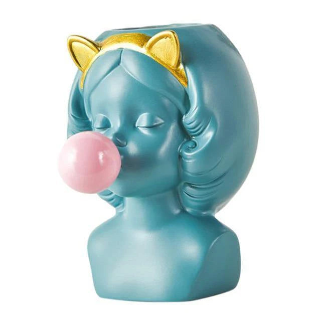 Bubbly Babe Popart Planter Vase