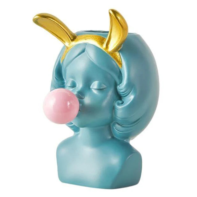 Bubbly Babe Popart Planter Vase