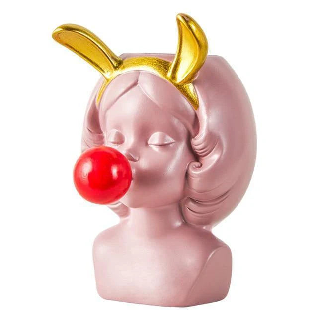 Bubbly Babe Popart Planter Vase