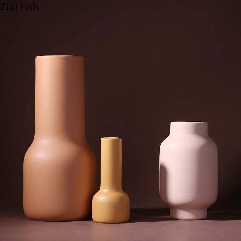 Franz Palette Clay Blossom Vase