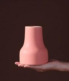 Franz Palette Clay Blossom Vase
