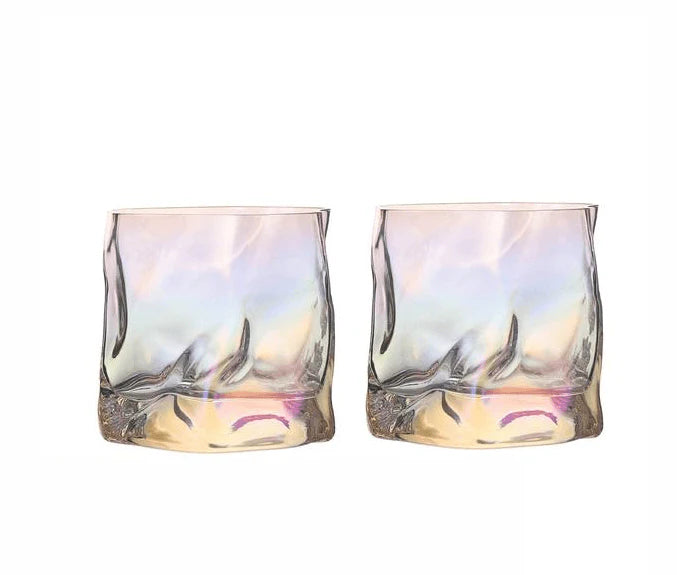 Transform Texture Whiskey Glass Duo