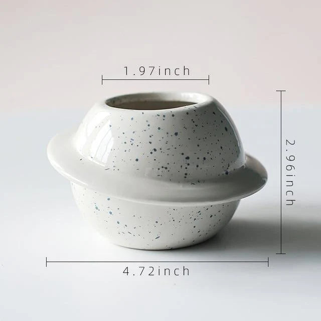 Cosmos World Ceramic Planter