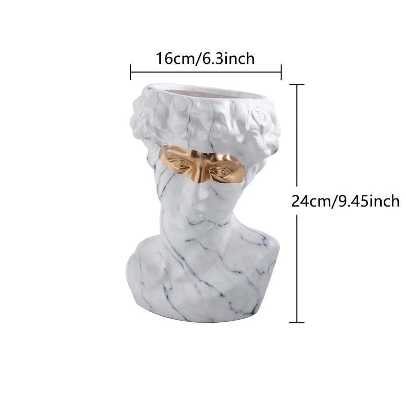 Majestic David - Ceramic Planter Sculpture