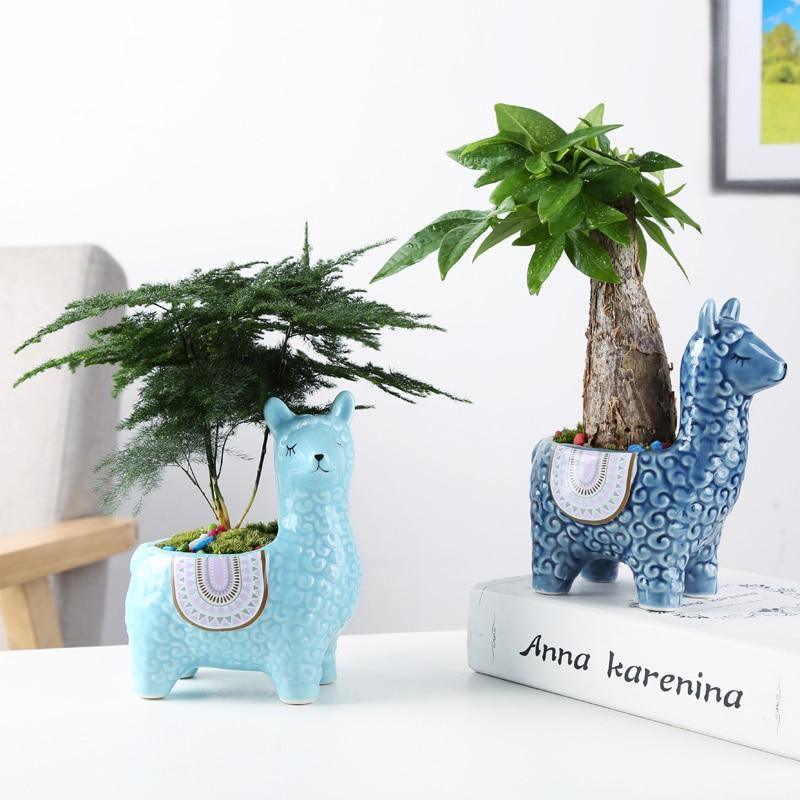 Alpaca Pottery Succulent Planter