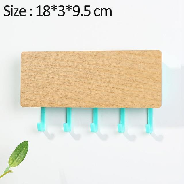 Wooden Key Hanger Wall Rack