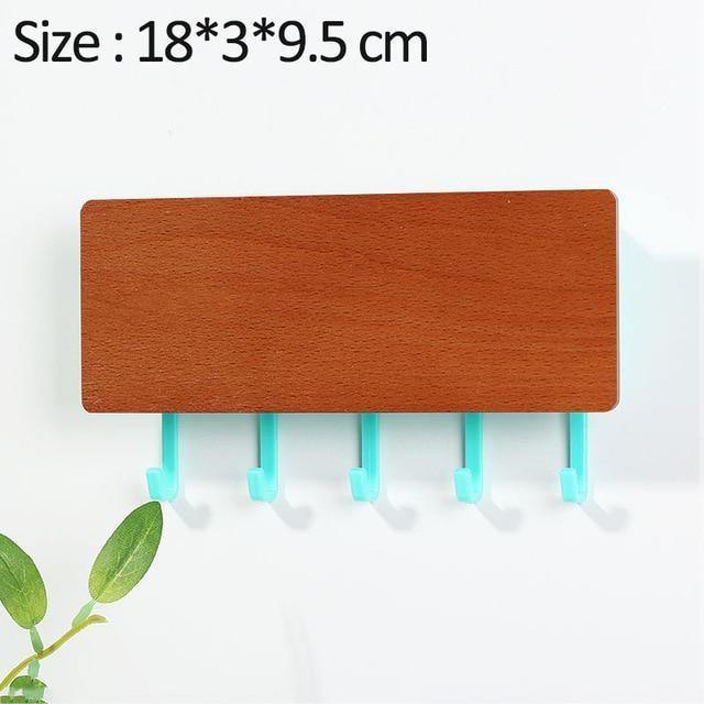 Wooden Key Hanger Wall Rack
