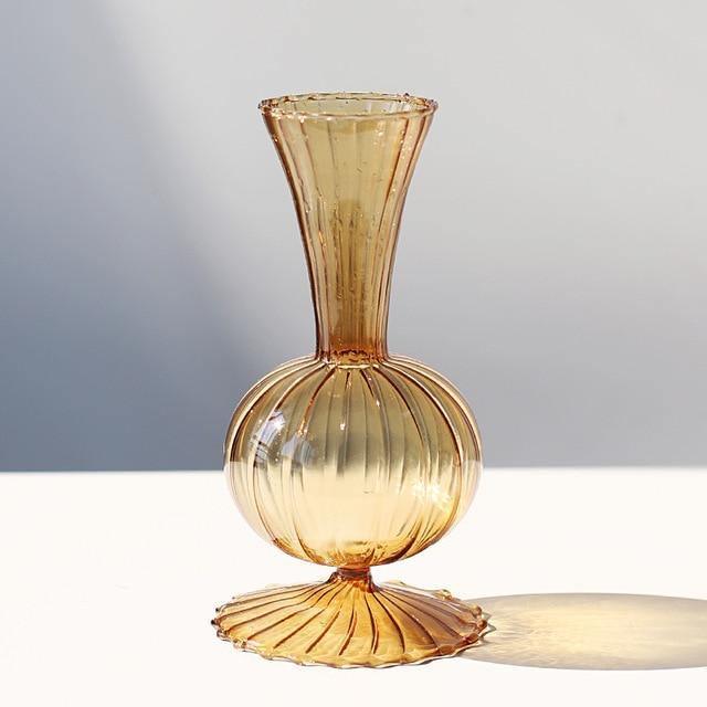 Retro Style Floral Vases