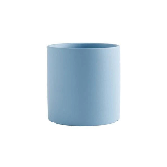 Vibrant Traditional Circular Ceramic Pot Planter