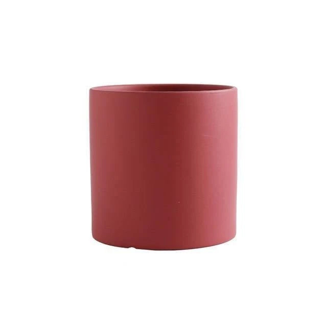 Vibrant Traditional Circular Ceramic Pot Planter