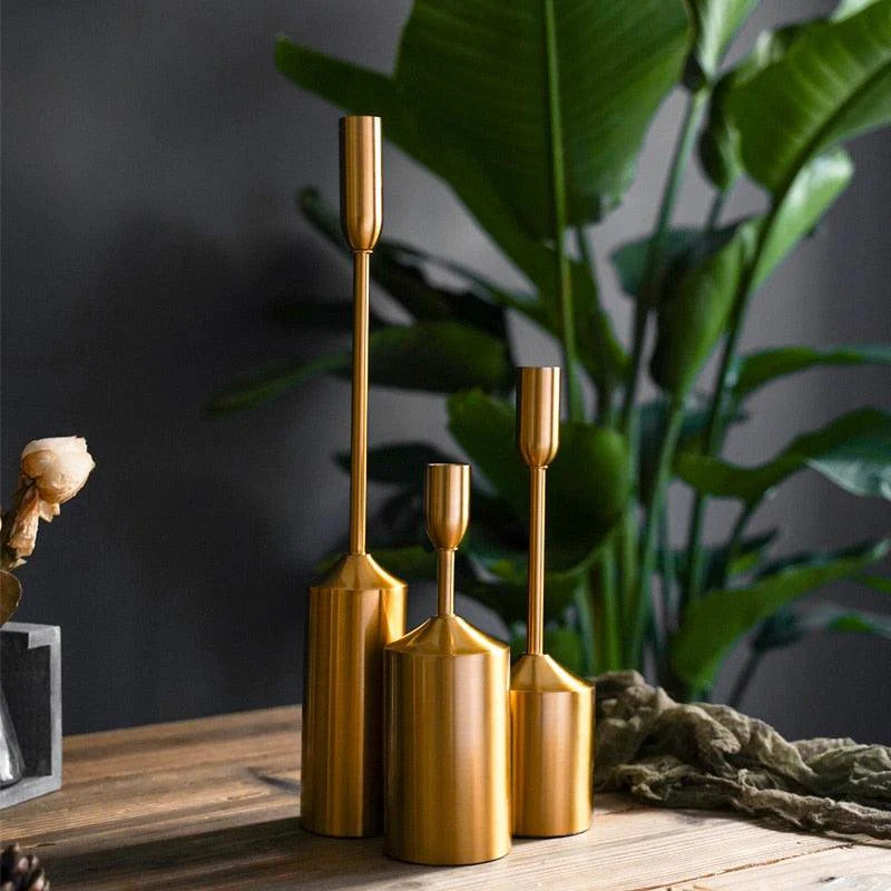 Gold Candle Stands