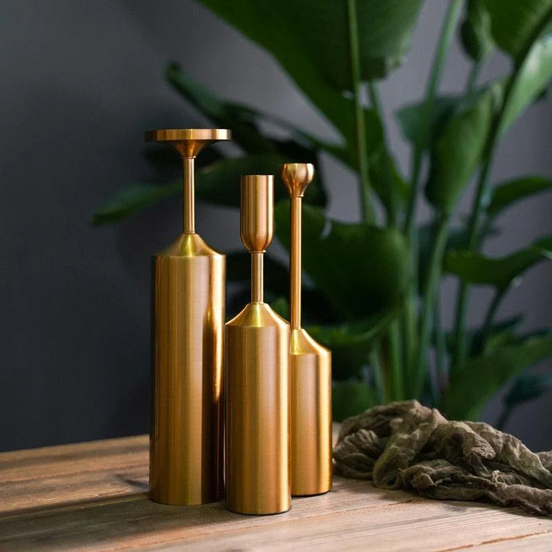 Gold Candle Stands